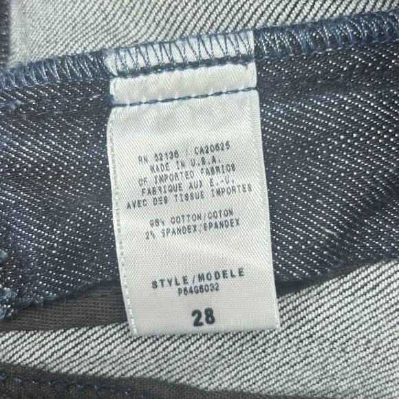 Marciano by Guess Straight Leg Denim Jeans Women’s Size 28 Dark Blue Wash